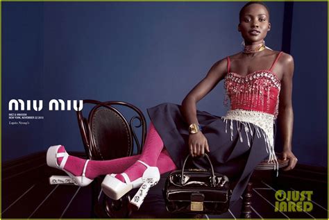 Miu Miu Campaign Stars Lupita Nyongo and Elle Fanning